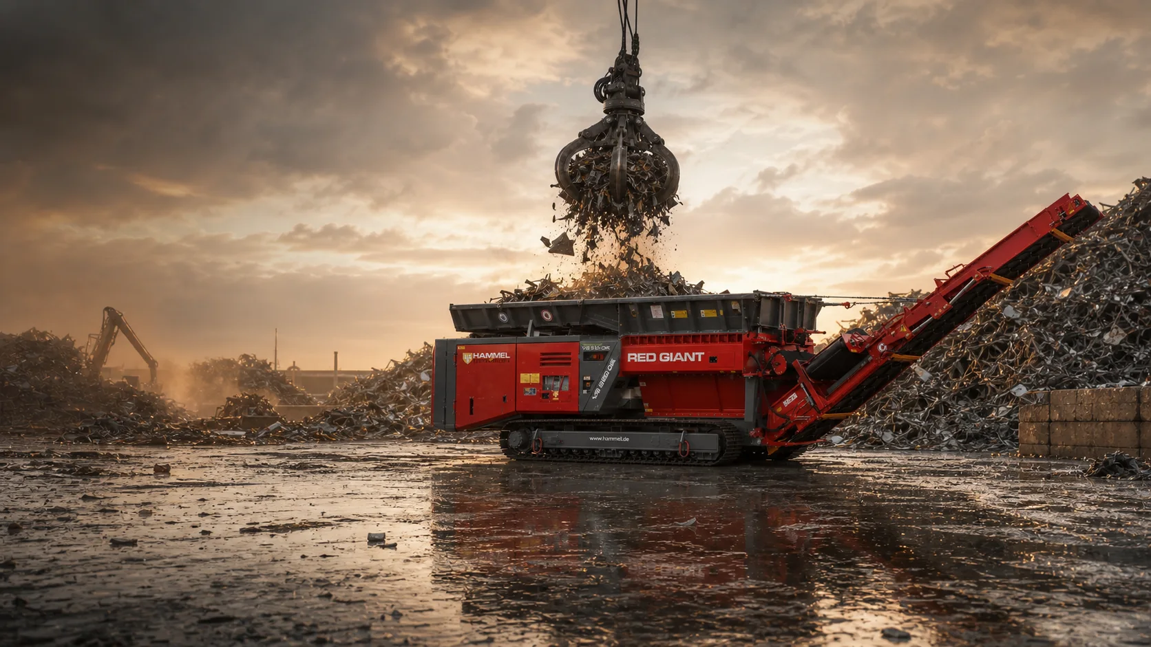HAMMEL Recyclingmaschine im Einsatz